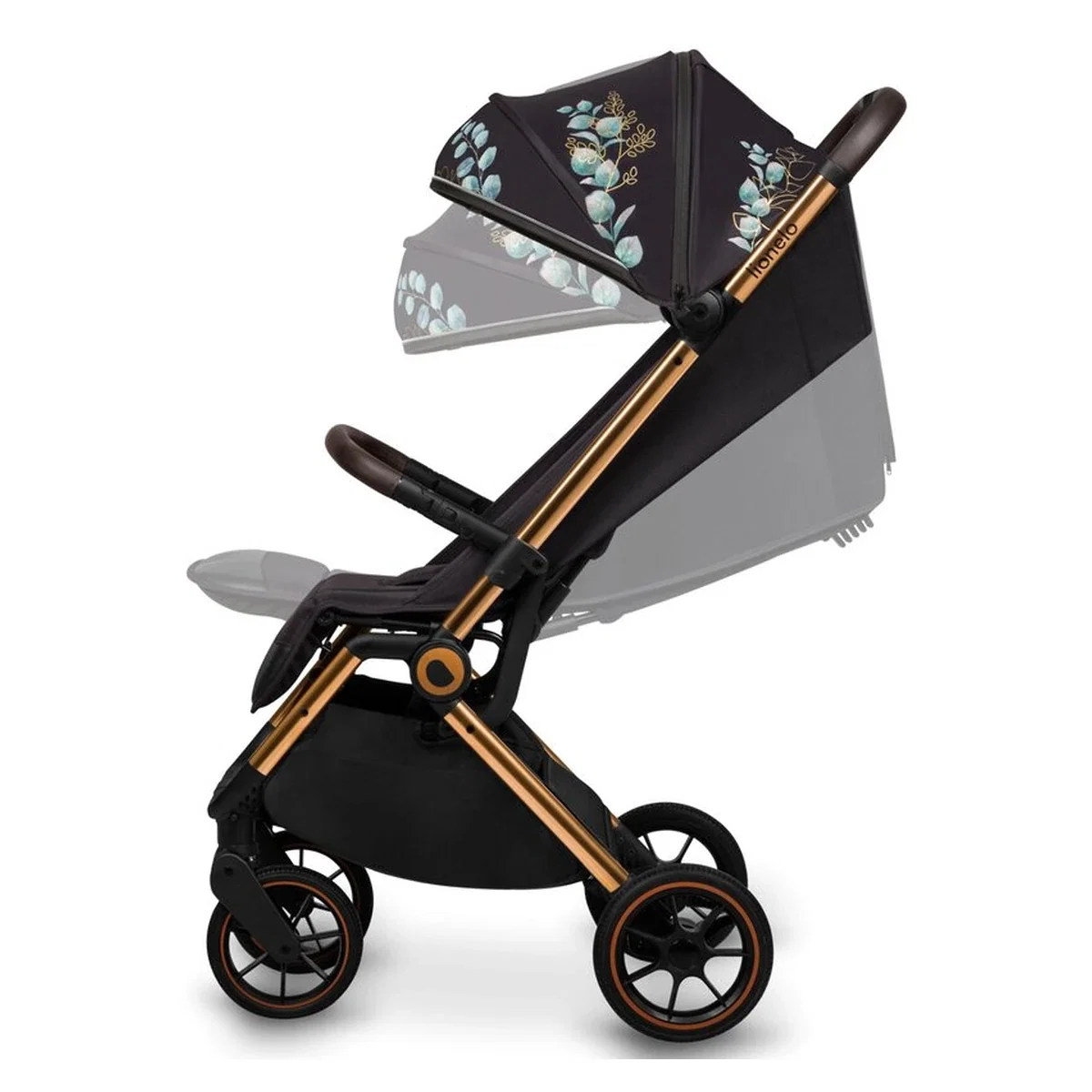 Carucior sport, Lionelo, Cloe, Golden Moments, Editie limitata, Cu accesorii, Pliere compacta pentru avion, 6 luni+, [6]