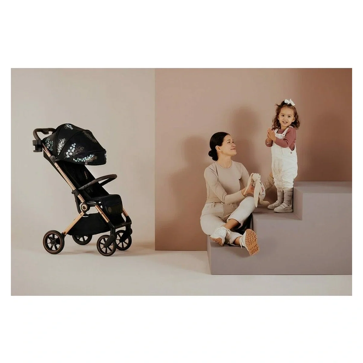 Carucior sport, Lionelo, Cloe, Golden Moments, Editie limitata, Cu accesorii, Pliere compacta pentru avion, 6 luni+, [22]