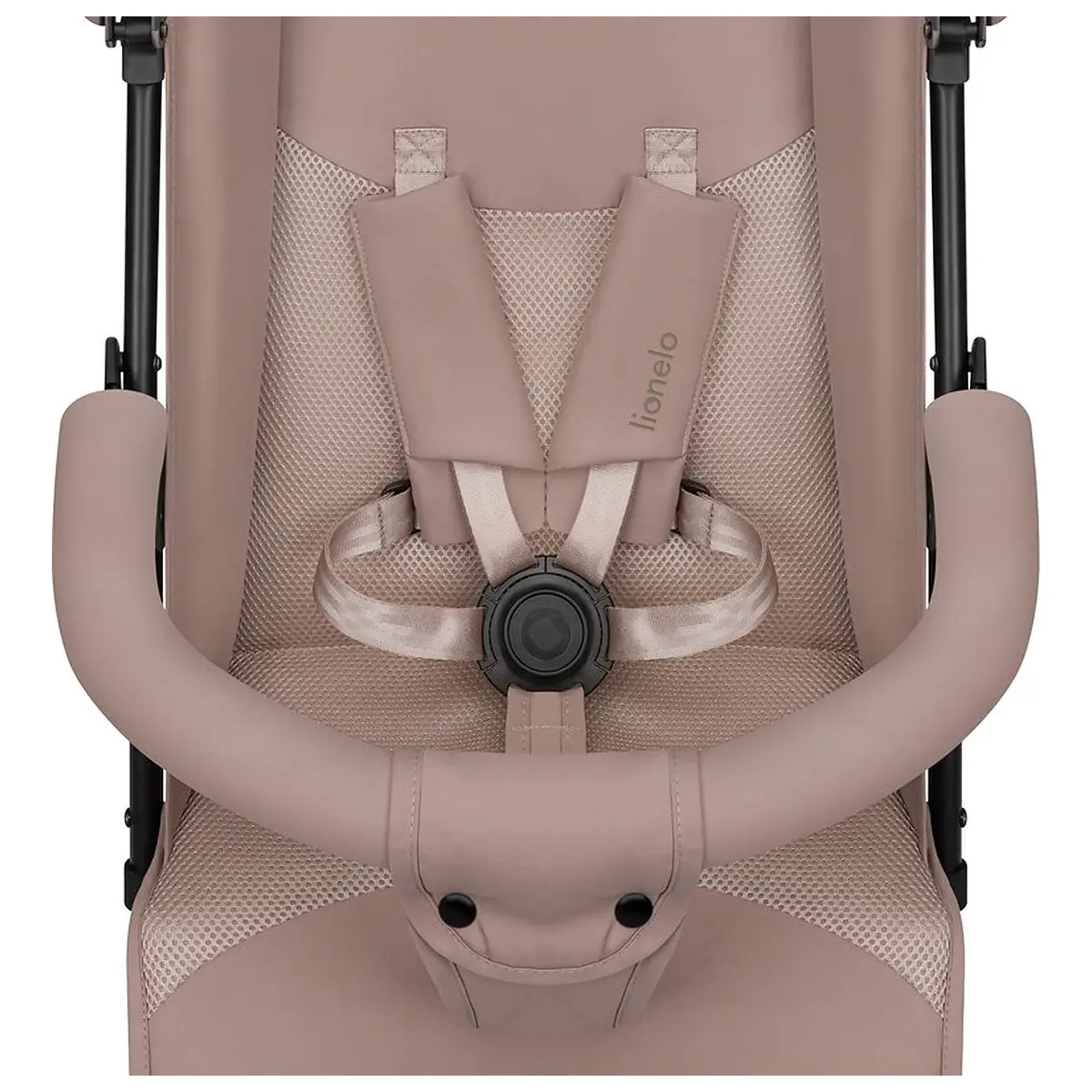 Carucior sport, Lionelo, Elia, Cu plasa de tantari, Suport de picioare reglabil, Spatar ajustabil in 4 pozitii, Capotina XXL, Pliere tip umbrela, Capacitate 15 kg, 6 luni+, Bej Taupe [10]