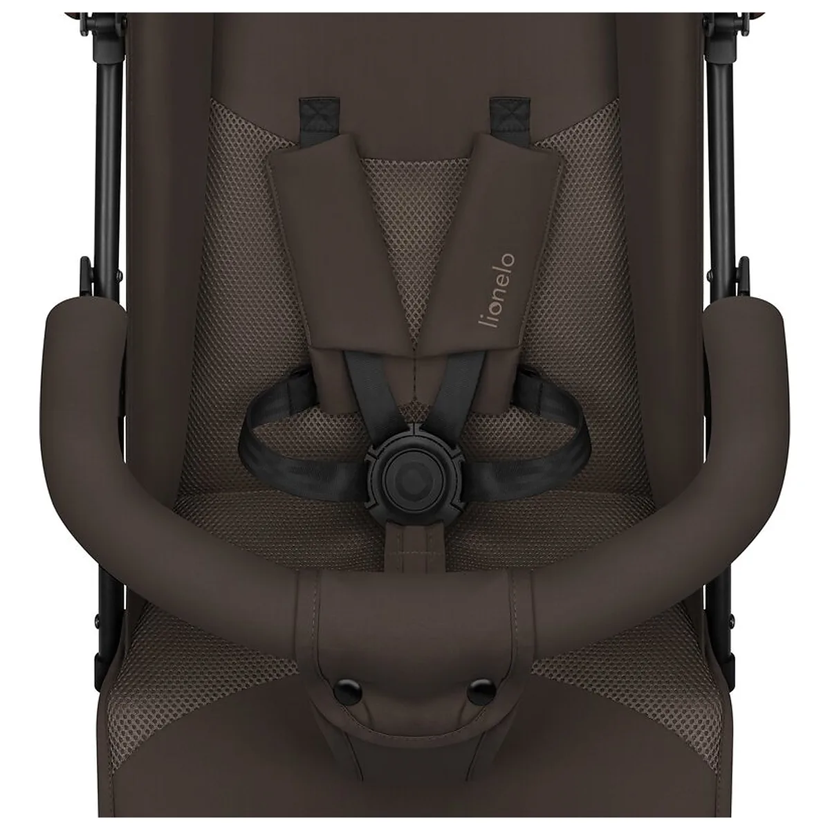 Carucior sport, Lionelo, Elia, Cu plasa de tantari, Suport de picioare reglabil, Spatar ajustabil in 4 pozitii, Capotina XXL, Pliere tip umbrela, Capacitate 15 kg, 6 luni+, Maro [10]