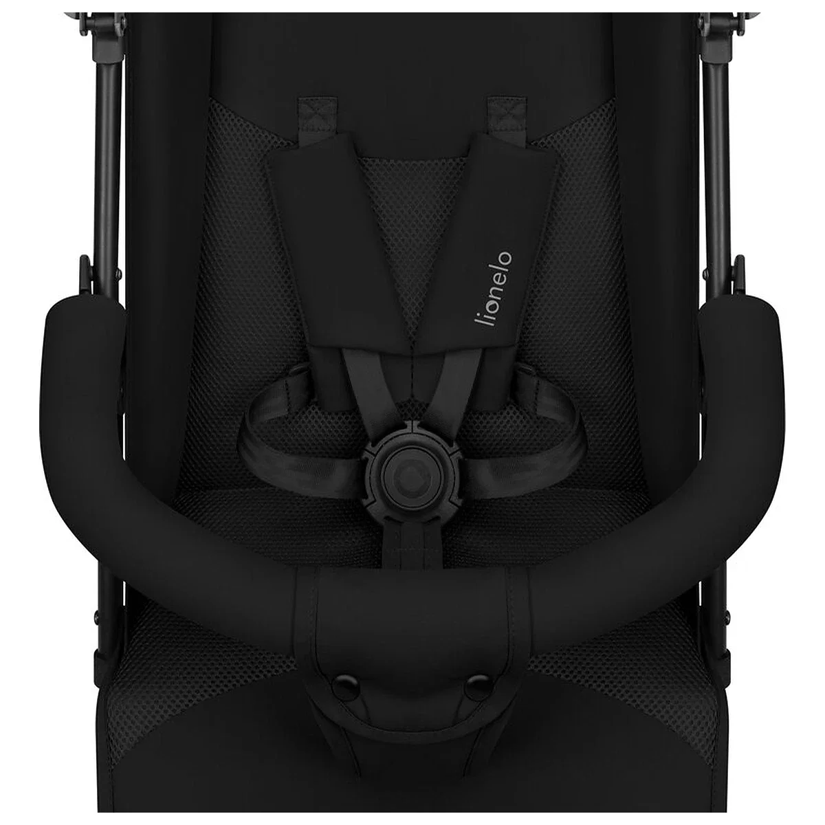 Carucior sport, Lionelo, Elia, Cu plasa de tantari, Suport de picioare reglabil, Spatar ajustabil in 4 pozitii, Capotina XXL, Pliere tip umbrela, Capacitate 15 kg, 6 luni+, Negru [11]