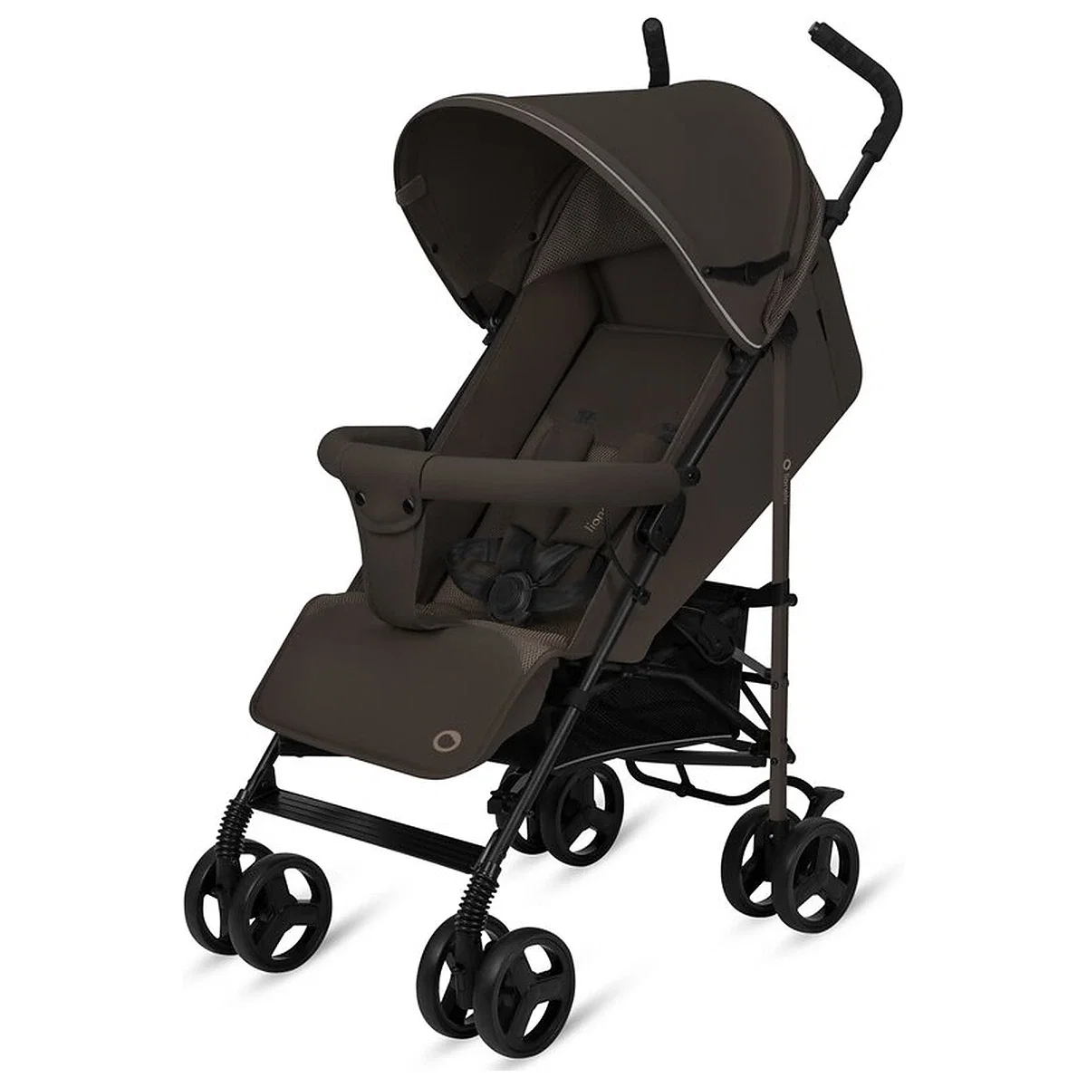 Carucior sport, Lionelo, Elia, Cu plasa de tantari, Suport de picioare reglabil, Spatar ajustabil in 4 pozitii, Capotina XXL, Pliere tip umbrela, Capacitate 15 kg, 6 luni+, Maro [3]