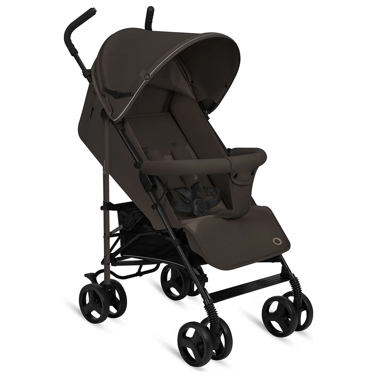 Carucioare sport - Carucior sport, Lionelo, Elia, Cu plasa de tantari, Suport de picioare reglabil, Spatar ajustabil in 4 pozitii, Capotina XXL, Pliere tip umbrela, Capacitate 15 kg, 6 luni+, Maro