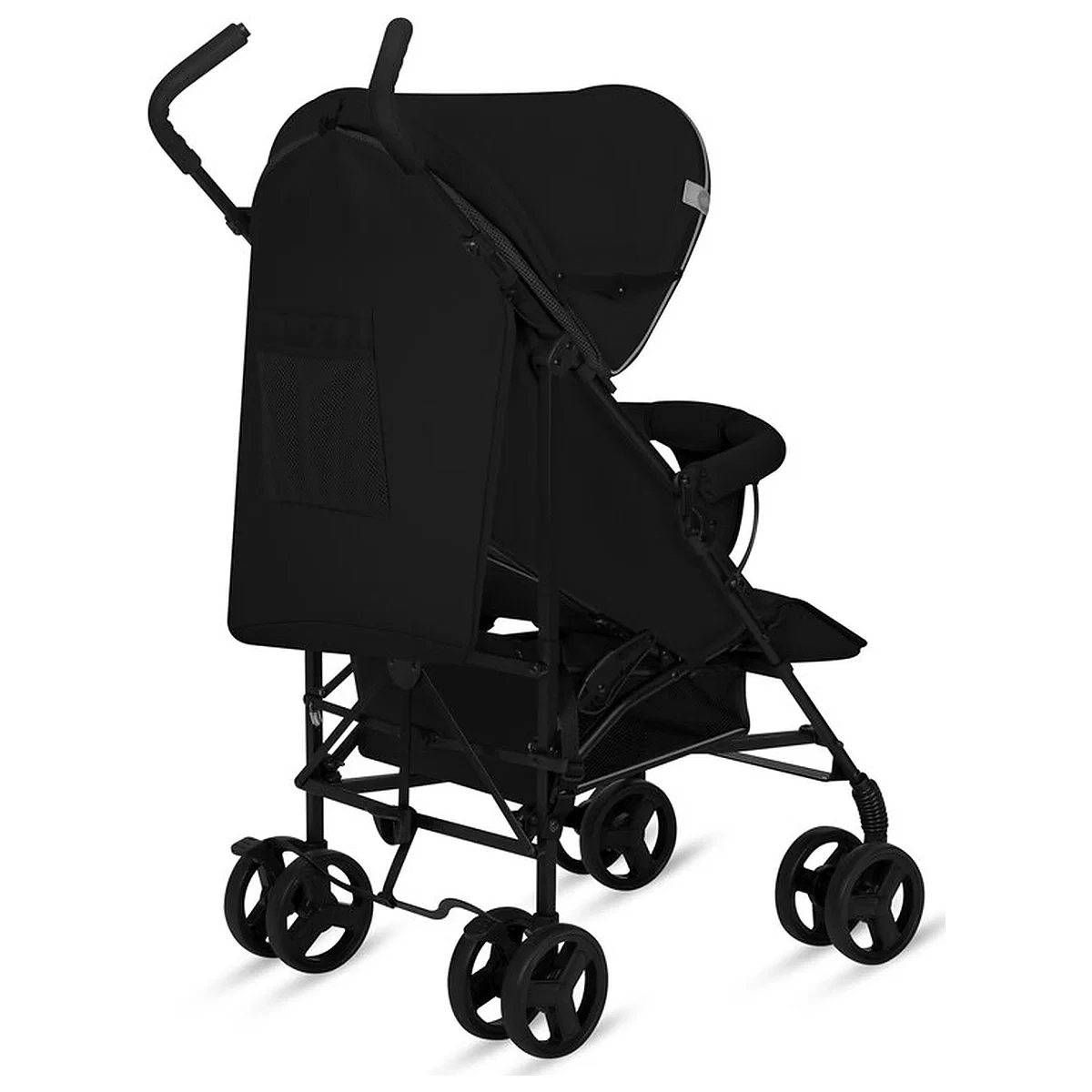 Carucior sport, Lionelo, Elia, Cu plasa de tantari, Suport de picioare reglabil, Spatar ajustabil in 4 pozitii, Capotina XXL, Pliere tip umbrela, Capacitate 15 kg, 6 luni+, Negru [9]