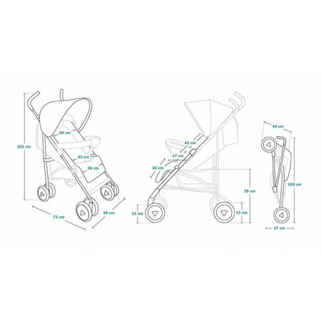 Carucior sport, Lionelo, Elia, Gri 36 luni [21]