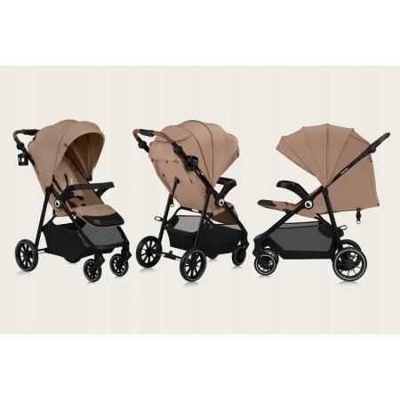 Carucior sport, Lionelo, Emma One, Cu tavita, Suport pahar, Plasa de tantari, Roti EVA, Maner reglabil, Pana la 22 kg, [2]