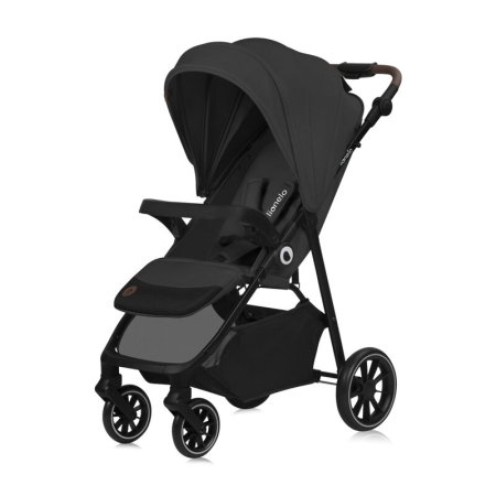Carucior sport, Lionelo, Emma One, Cu tavita, Suport pahar, Plasa de tantari, Roti EVA, Maner reglabil, Pana la 22 kg, [4]