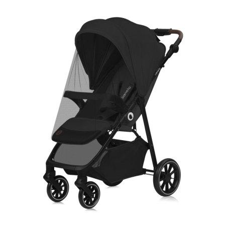 Carucior sport, Lionelo, Emma One, Cu tavita, Suport pahar, Plasa de tantari, Roti EVA, Maner reglabil, Pana la 22 kg, [5]