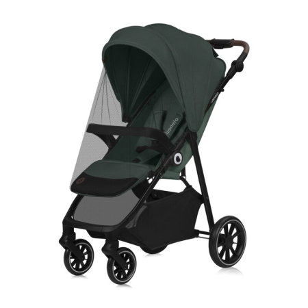 Carucior sport, Lionelo, Emma One, Cu tavita, Suport pahar, Plasa de tantari, Roti EVA, Maner reglabil, Pana la 22 kg, [5]