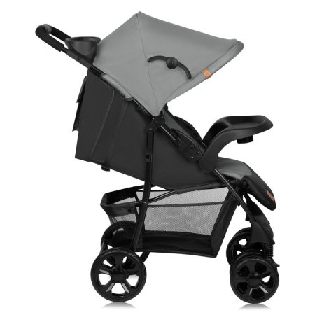 Carucior sport, Lionelo, Emma Plus, Cu tavita, 2 Suporturi pentru pahar, Geanta accesorii, Conform cu standardul [5]