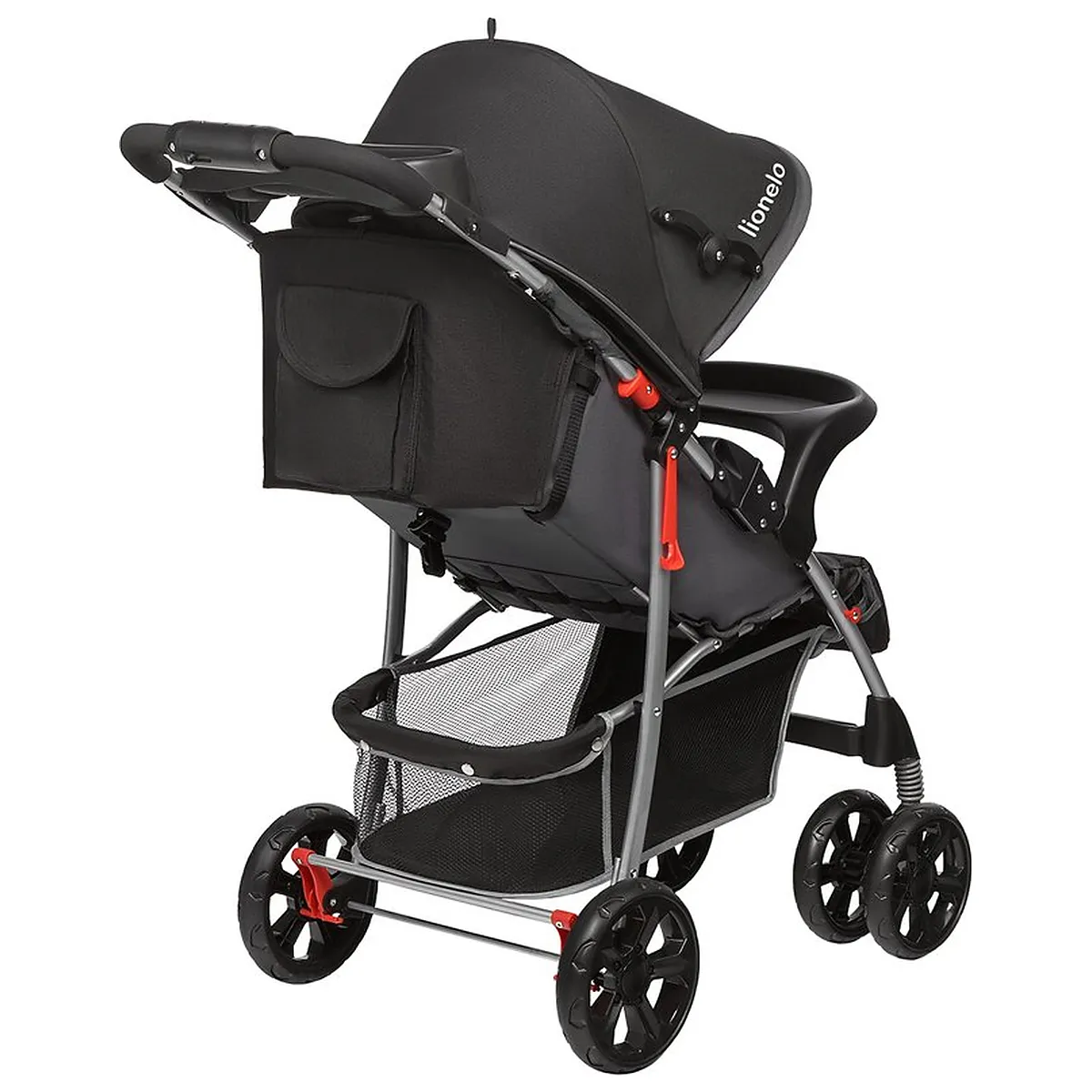 Carucior sport, Lionelo, Emma Plus, Cu tavita, 2 Suporturi pentru pahar, Geanta accesorii, Conform cu standardul [6]