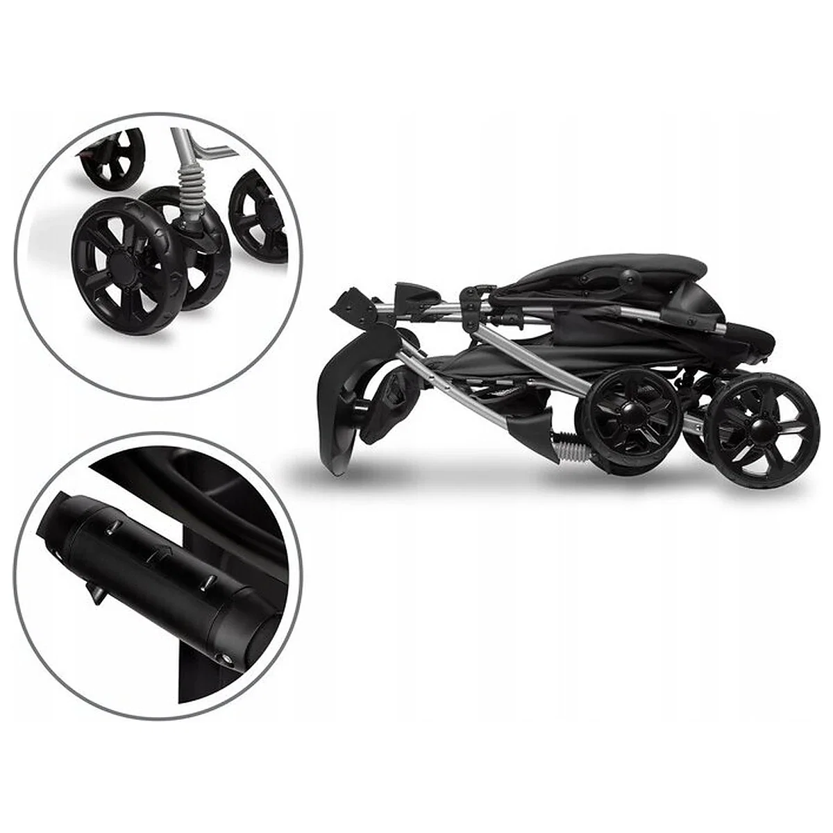 Carucior sport, Lionelo, Emma Plus, Cu tavita, 2 Suporturi pentru pahar, Geanta accesorii, Conform cu standardul [28]