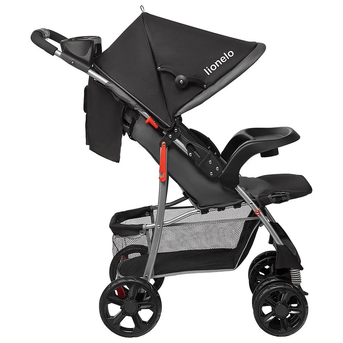 Carucior sport, Lionelo, Emma Plus, Cu tavita, 2 Suporturi pentru pahar, Geanta accesorii, Conform cu standardul [7]
