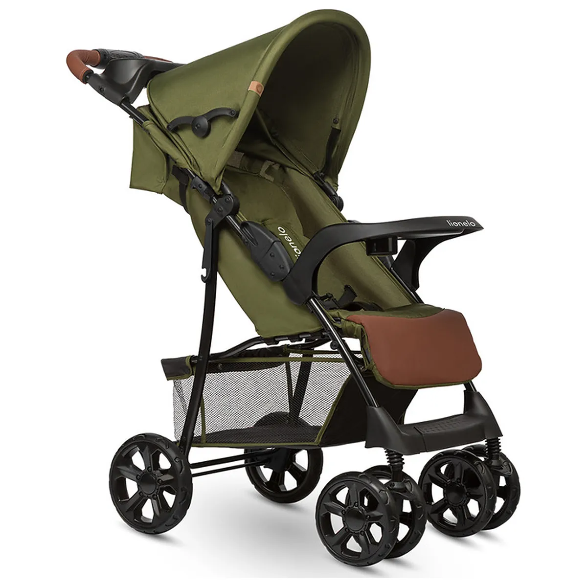 Carucior sport, Lionelo, Emma Plus, Geanta accesorii, Forest Green 6 luni [3]