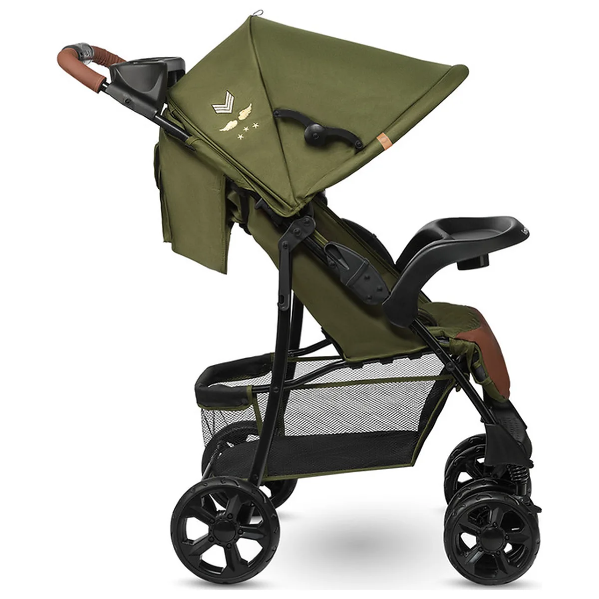 Carucior sport, Lionelo, Emma Plus, Geanta accesorii, Forest Green 6 luni [4]