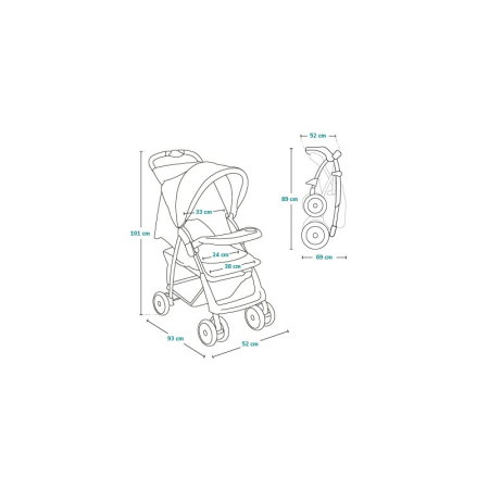 Carucior sport, Lionelo, Emma Plus, Geanta accesorii, Roz 6 luni [21]