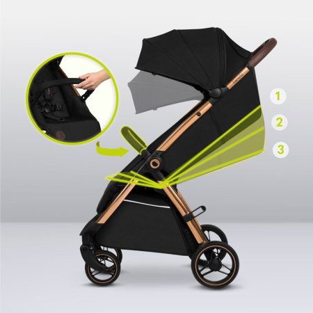 Carucior sport, Lionelo, Ingrid, Capotina impermeabila cu filtru UPF50+, Pana la 22 Kg, Include suport pahar si plasa de tantari, pliere automata, 6 luni+, [24]