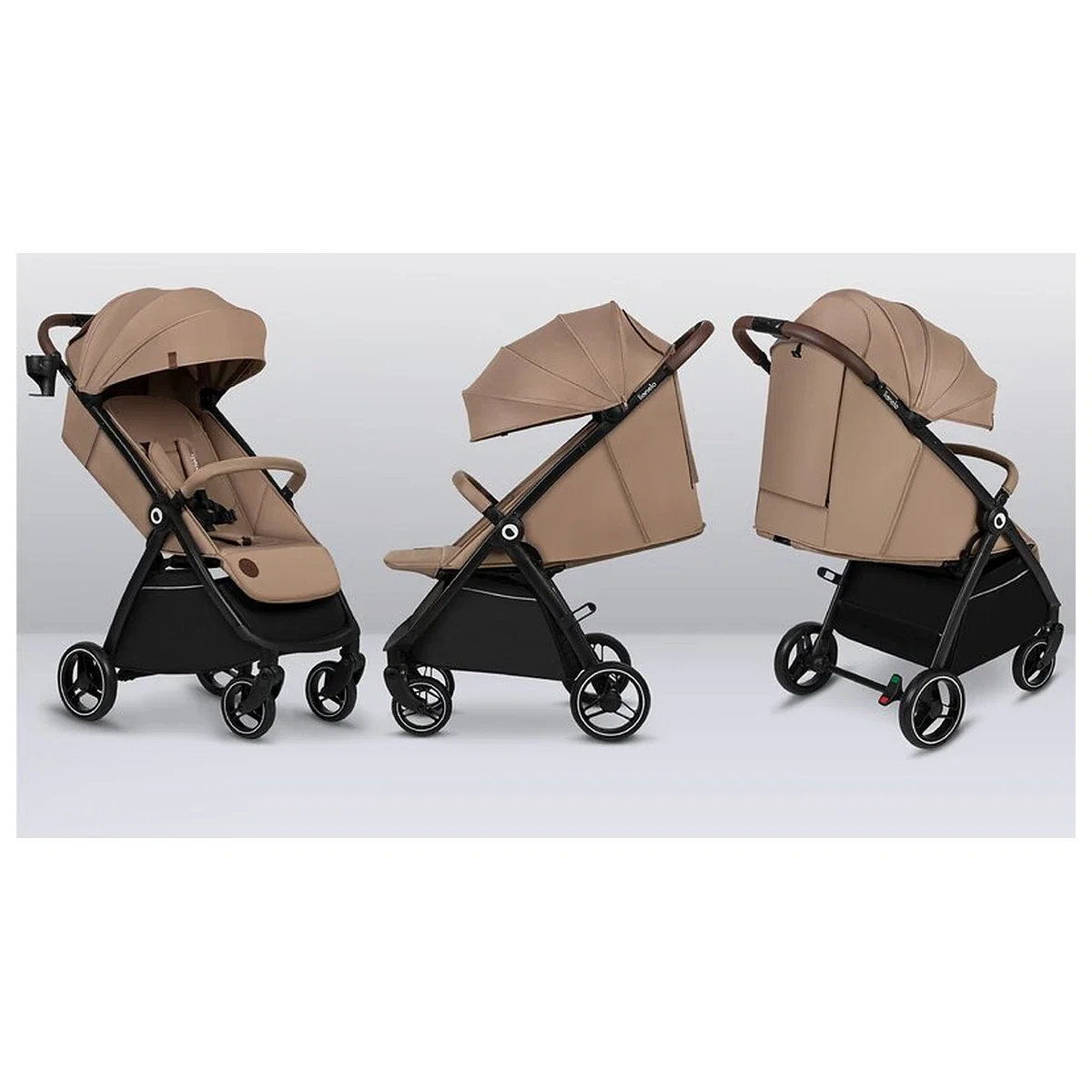 Carucior sport, Lionelo, Ingrid, Capotina impermeabila cu filtru UPF50+, Pana la 22 Kg, Spatar reglabil in 3 pozitii, [19]