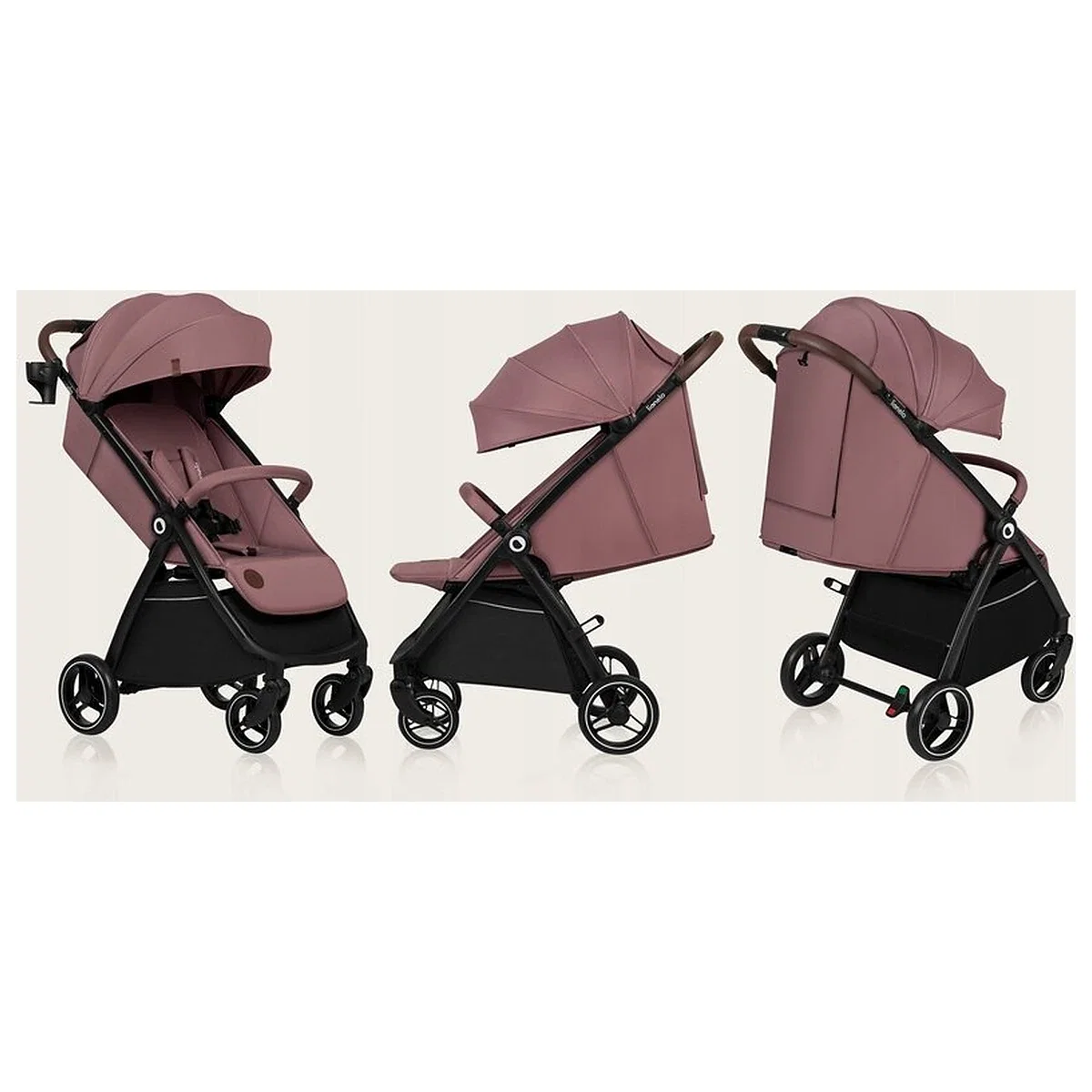 Carucior sport, Lionelo, Ingrid, Capotina impermeabila cu filtru UPF50+, Pana la 22 Kg, Spatar reglabil in 3 pozitii, [3]