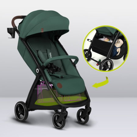 Carucior sport, Lionelo, Ingrid, Capotina impermeabila cu filtru UPF50+, Pana la 22 Kg, Spatar reglabil in 3 pozitii, [25]