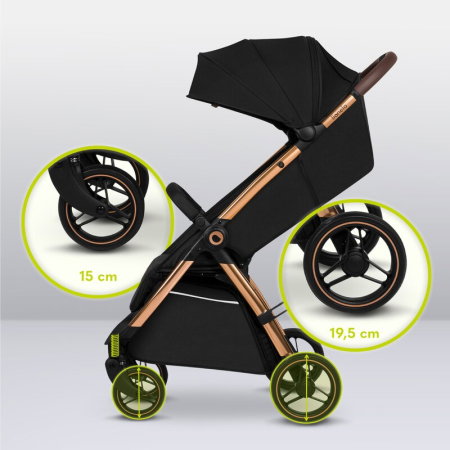 Carucior sport, Lionelo, Ingrid, Capotina impermeabila cu filtru UPF50+, Pana la 22 Kg, Include suport pahar si plasa de tantari, pliere automata, 6 luni+, [22]