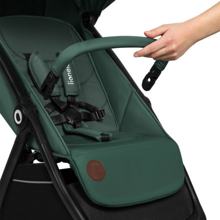 Carucior sport, Lionelo, Ingrid, Capotina impermeabila cu filtru UPF50+, Pana la 22 Kg, Spatar reglabil in 3 pozitii, [15]