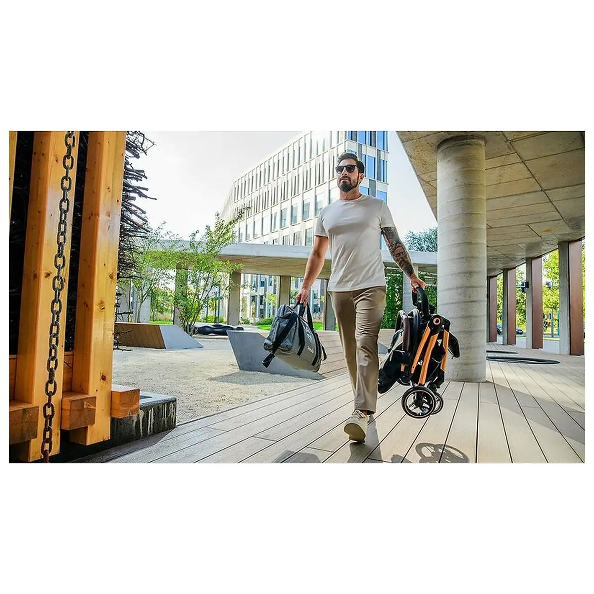 Carucior sport, Lionelo, Ingrid, Capotina impermeabila cu filtru UPF50+, Pana la 22 Kg, Spatar reglabil in 3 pozitii, [23]