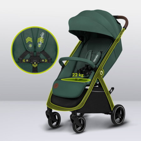 Carucior sport, Lionelo, Ingrid, Capotina impermeabila cu filtru UPF50+, Pana la 22 Kg, Spatar reglabil in 3 pozitii, [26]