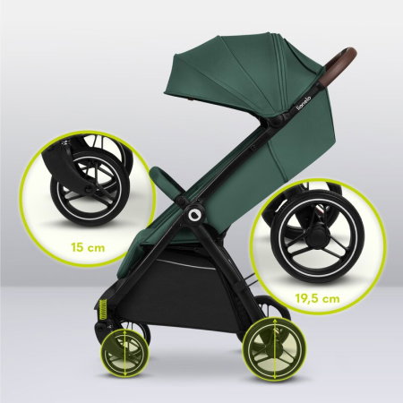 Carucior sport, Lionelo, Ingrid, Capotina impermeabila cu filtru UPF50+, Pana la 22 Kg, Spatar reglabil in 3 pozitii, [22]