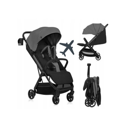 Carucioare sport - Carucior sport, Lionelo, Julie Air, Greutate redusa - 7.5 kg, Sustine 22 kg, 6 luni+, Capotina impermeabila, Protectie