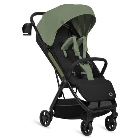 Carucior sport, Lionelo, Julie Air, Greutate redusa - 7.5 kg, Sustine 22 kg, 6 luni+, Capotina impermeabila, Protectie SPF 50+, Include suport sticla, Pliere compacta pentru calatorii, Verde Sage [19]