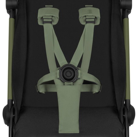Carucior sport, Lionelo, Julie Air, Greutate redusa - 7.5 kg, Sustine 22 kg, 6 luni+, Capotina impermeabila, Protectie SPF 50+, Include suport sticla, Pliere compacta pentru calatorii, Verde Sage [29]