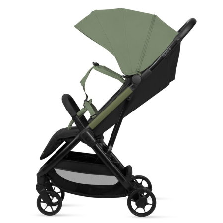 Carucior sport, Lionelo, Julie Air, Greutate redusa - 7.5 kg, Sustine 22 kg, 6 luni+, Capotina impermeabila, Protectie SPF 50+, Include suport sticla, Pliere compacta pentru calatorii, Verde Sage [23]