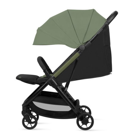 Carucior sport, Lionelo, Julie Air, Greutate redusa - 7.5 kg, Sustine 22 kg, 6 luni+, Capotina impermeabila, Protectie SPF 50+, Include suport sticla, Pliere compacta pentru calatorii, Verde Sage [24]