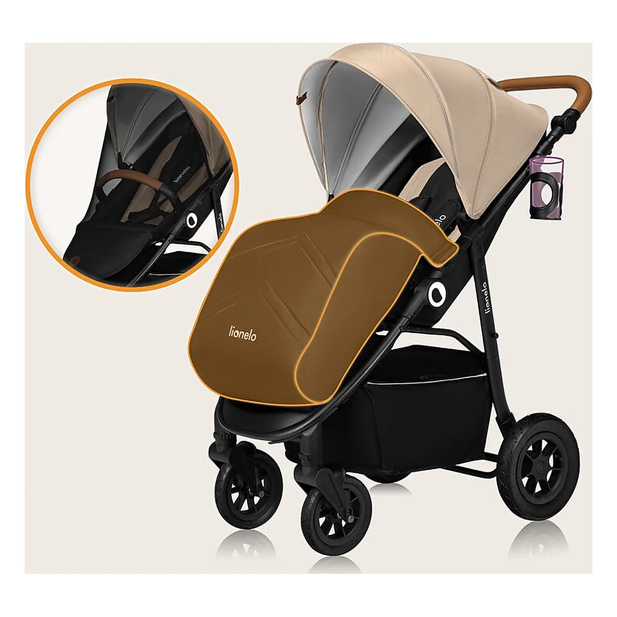 Carucior sport, Lionelo, Natt, De la nastere, Bej 4 ani [27]