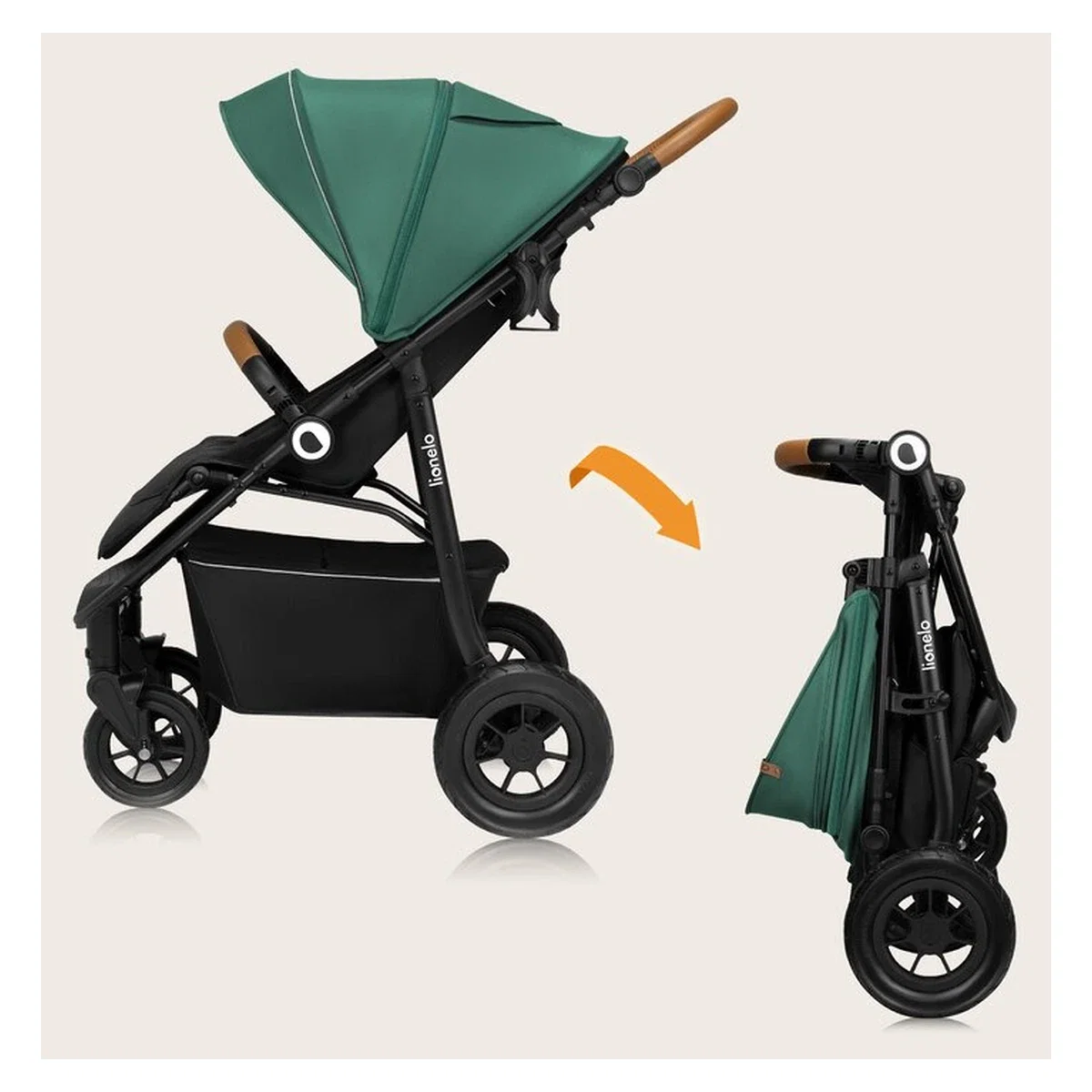 Carucior sport, Lionelo, Natt, De la nastere, Verde 4 ani [29]
