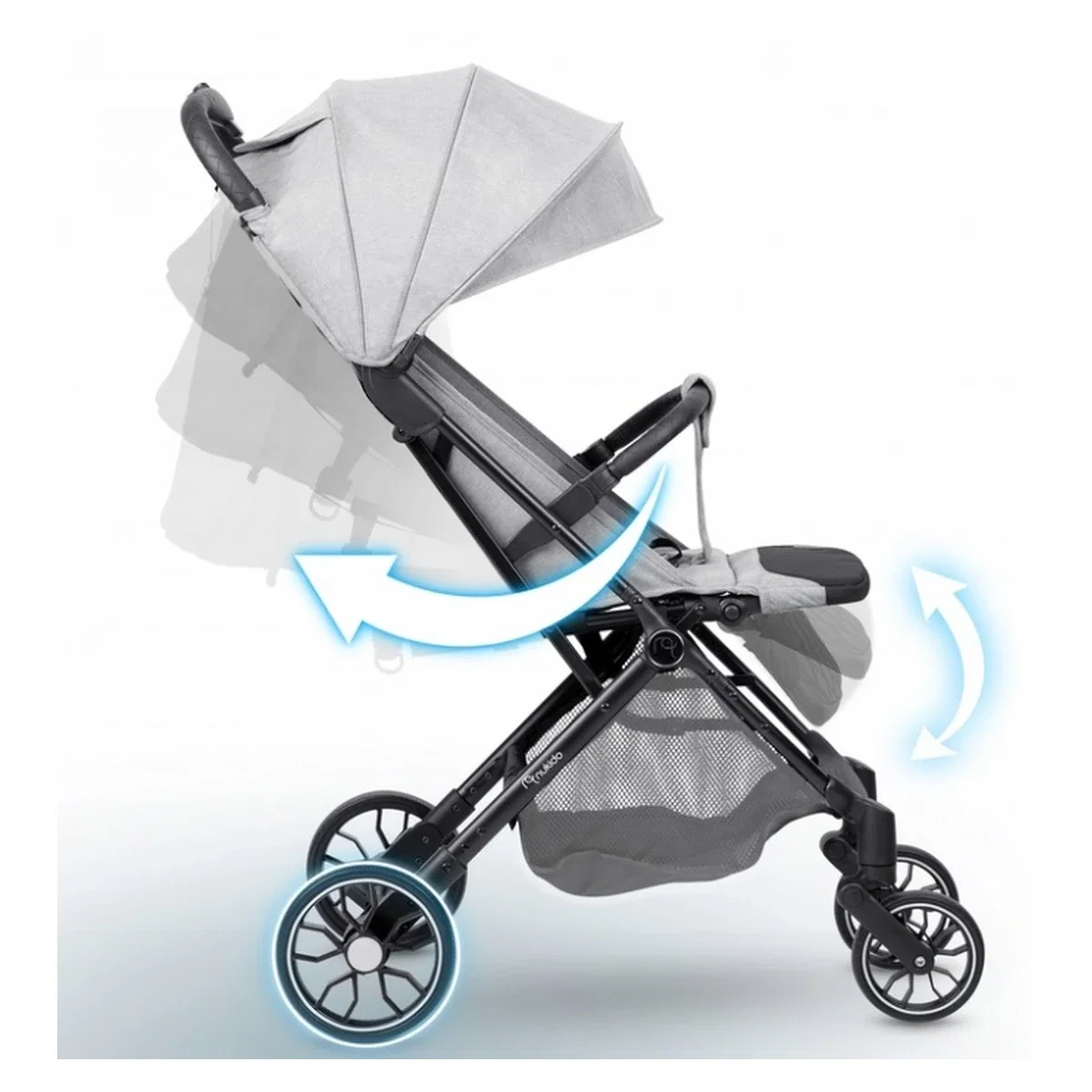 Carucior sport , Nukido Paseo - Gri deschis 36 luni [2]