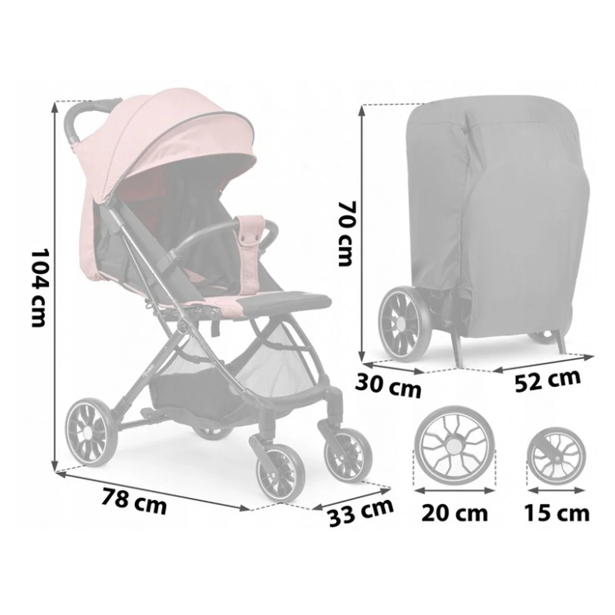 Carucior sport , Nukido Paseo - Roz 36 luni [11]