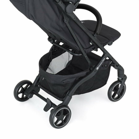 Carucior sport, Petite&Mars, Fly, Pliere compacta, Spatar reglabil pana la pozitie de somn, Suport picioare reglabil, Copertina cu protectie UPF40+, Suport pahar inclus, Pana la 22 kg, 0 luni+, Negru [13]
