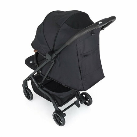Carucior sport, Petite&Mars, Fly, Pliere compacta, Spatar reglabil pana la pozitie de somn, Suport picioare reglabil, Copertina cu protectie UPF40+, Suport pahar inclus, Pana la 22 kg, 0 luni+, Negru [10]