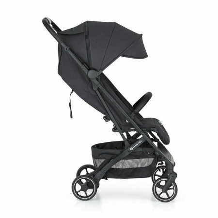 Carucior sport, Petite&Mars, Fly, Pliere compacta, Spatar reglabil pana la pozitie de somn, Suport picioare reglabil, Copertina cu protectie UPF40+, Suport pahar inclus, Pana la 22 kg, 0 luni+, Negru [6]