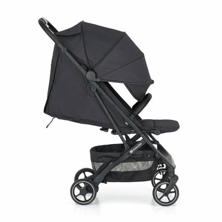 Carucior sport, Petite&Mars, Fly, Pliere compacta, Spatar reglabil pana la pozitie de somn, Suport picioare reglabil, Copertina cu protectie UPF40+, Suport pahar inclus, Pana la 22 kg, 0 luni+, Negru [7]