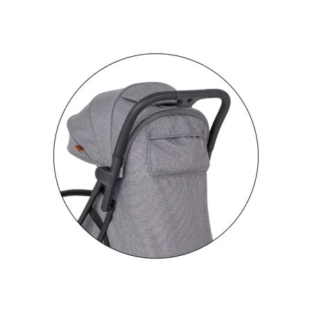 Carucior sport, Petite&Mars, Pax Ultimate, Compact - 7 kg, Spatar ajustabil, Suport picioare reglabil, Pliere tip carte, 6-36 luni, Pana la 22 kg, Gri [12]