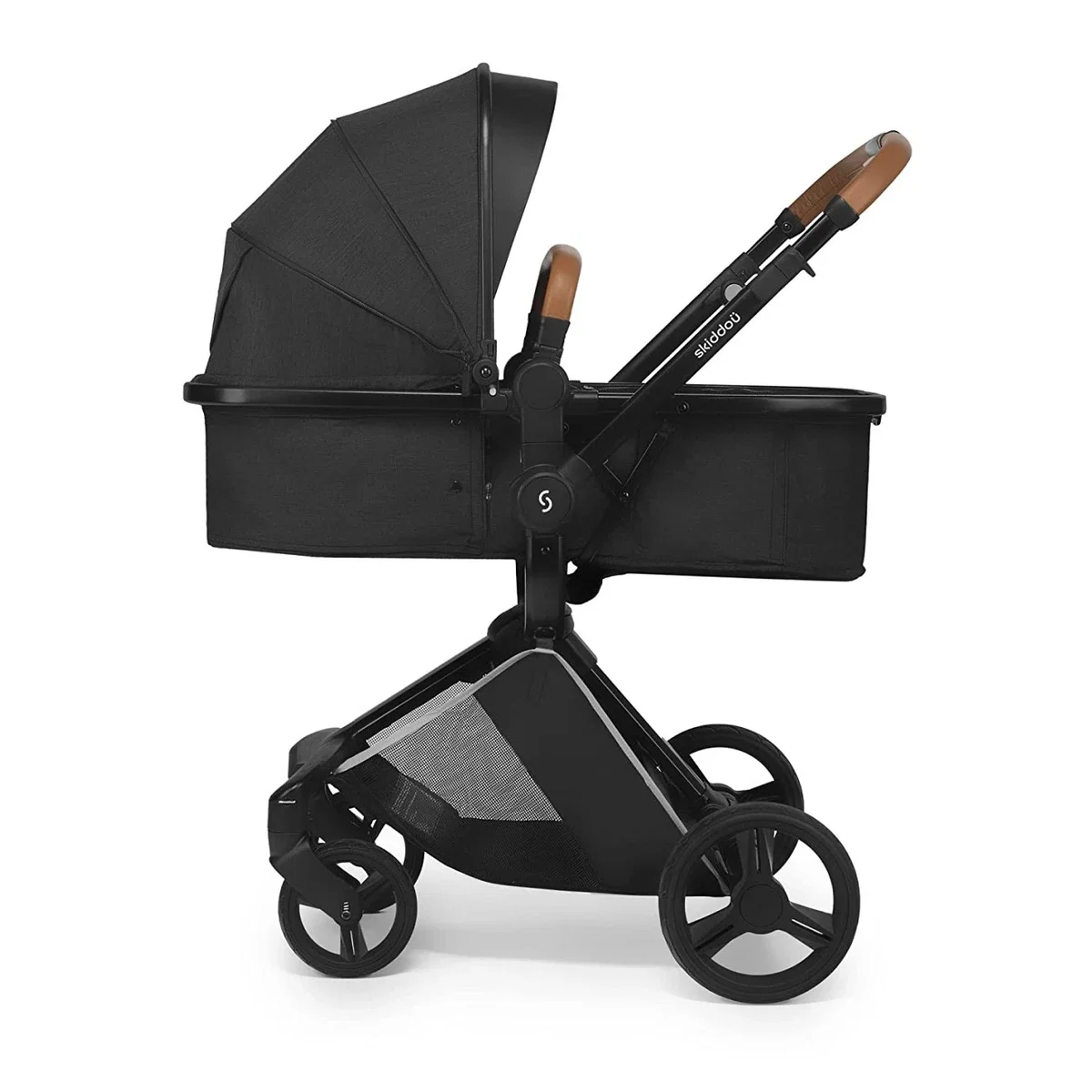 Carucior transformabil 2 in 1 Skiddou Nasjo Onyx, Negru [9]
