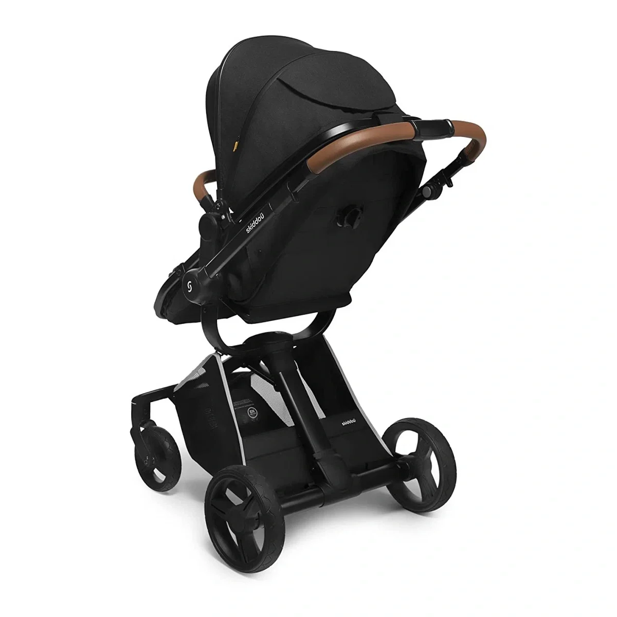 Carucior transformabil 2 in 1 Skiddou Nasjo Onyx, Negru [6]