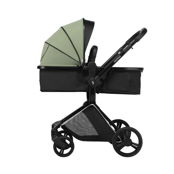 Carucior transformabil 2 in 1 Skiddou Nasjo, Wild climber, Verde [2]