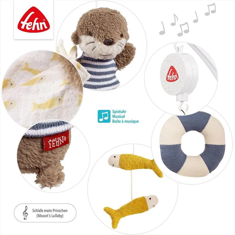 Carusel muzical mobil - Otter Fehn 5 luni [3]