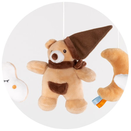 Carusel muzical pentru patut cu proiector Chipolino Bear [1]