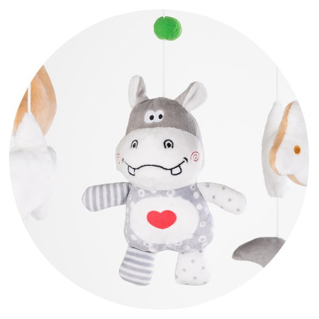 Carusel muzical pentru patut cu proiector Chipolino Hippo [1]