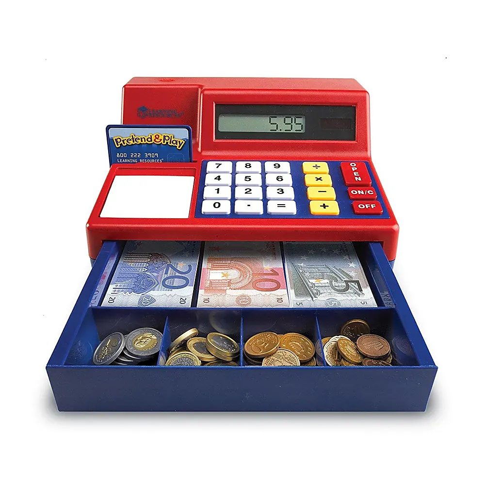 Bucatarii si supermarket - Casa de marcat (Euro) Learning Resources 7 ani